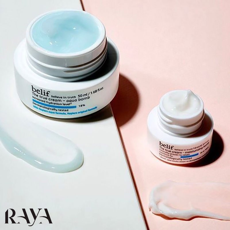 کرم آبرسان آکوا بمب بلیف حجم 10 و 100 میل Belif The True Cream - Aqua Bomb